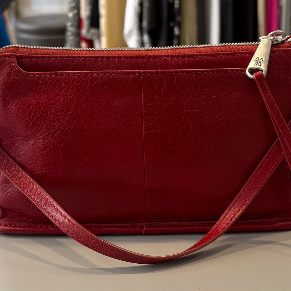 HOBO International Cadence Cardinal Convertible Leather Crossbody