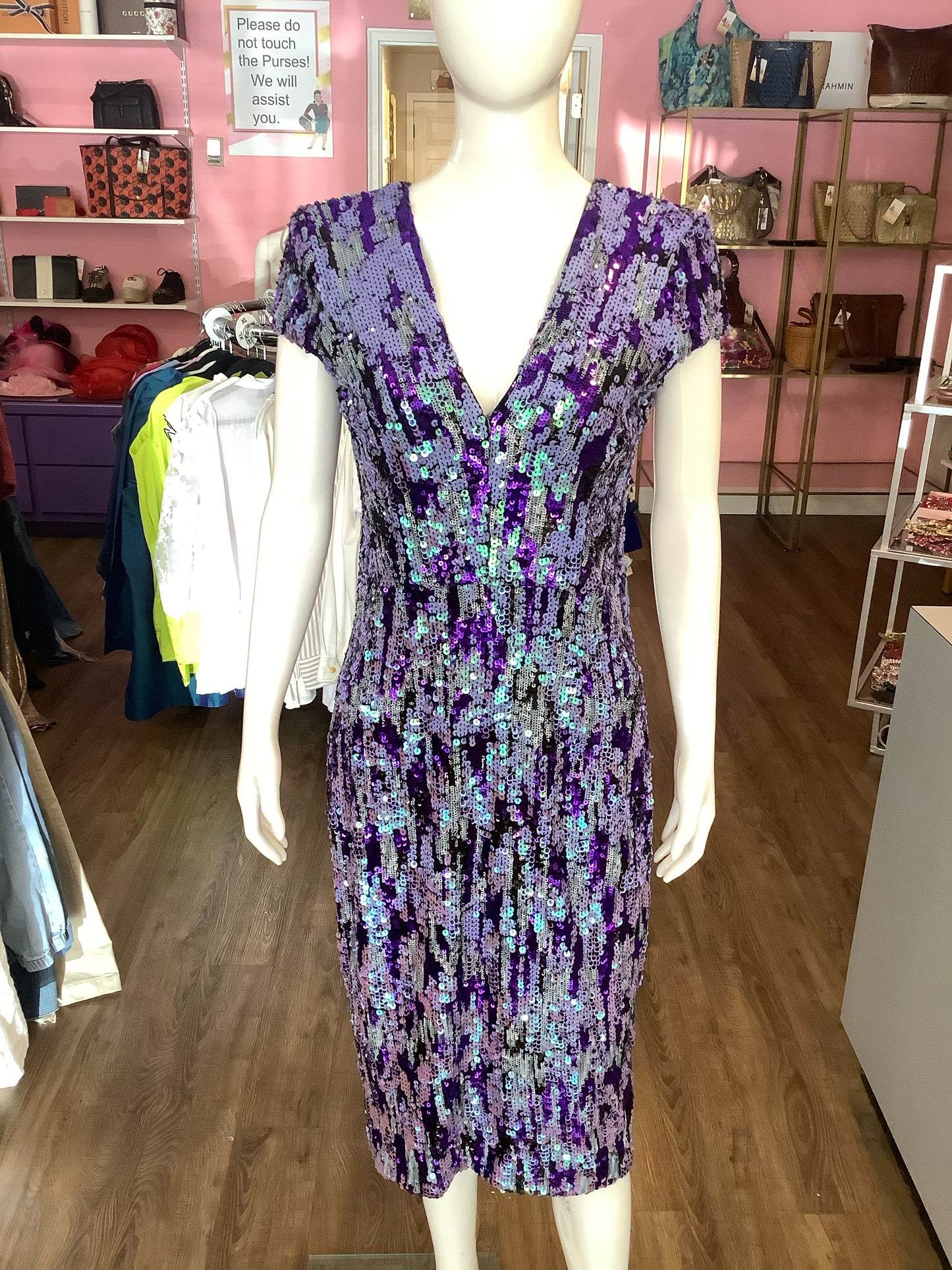 Size L Dress the Population Gown/Evening Wear