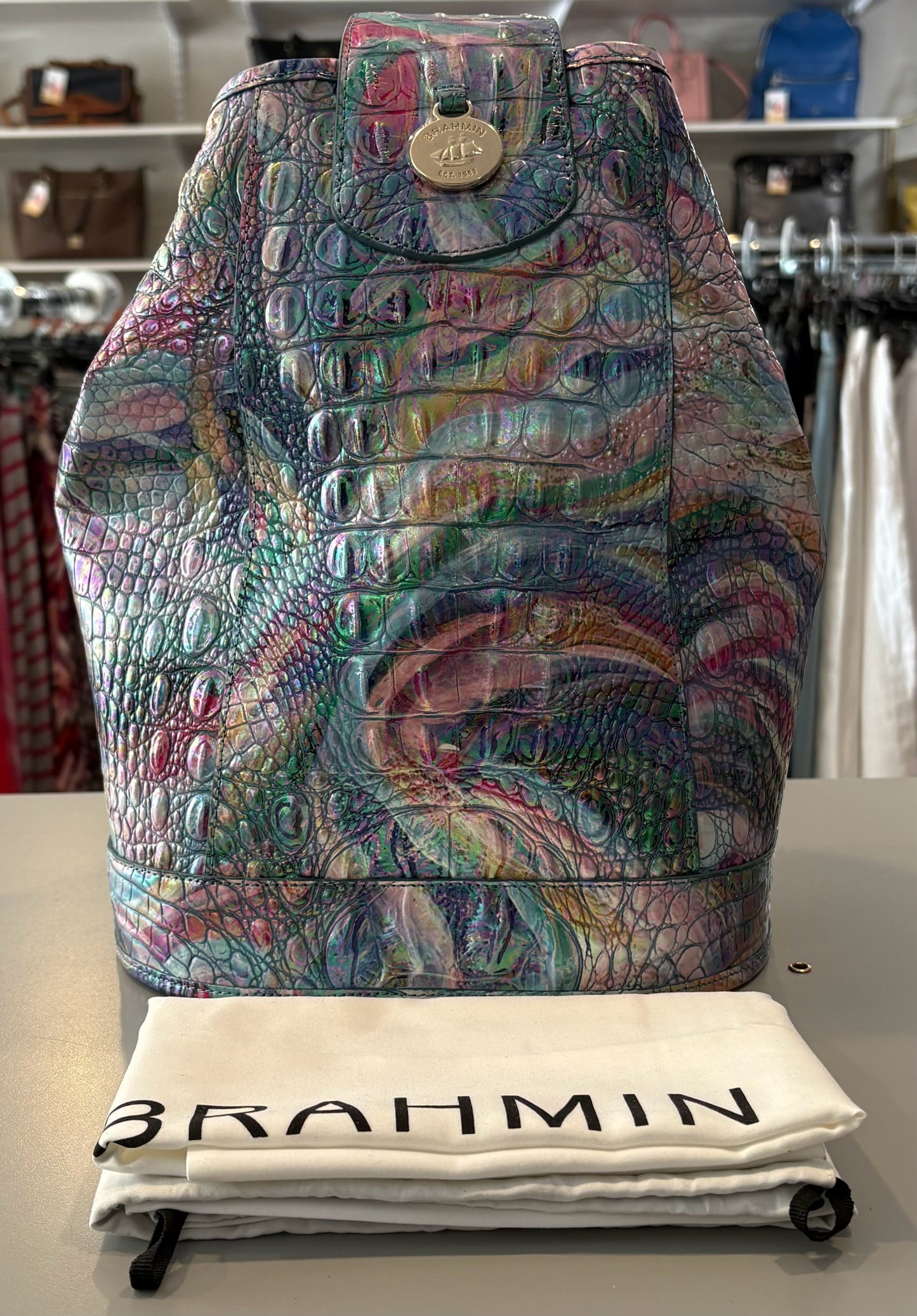 NWOT RARE Brahmin Allie Sling Backpack