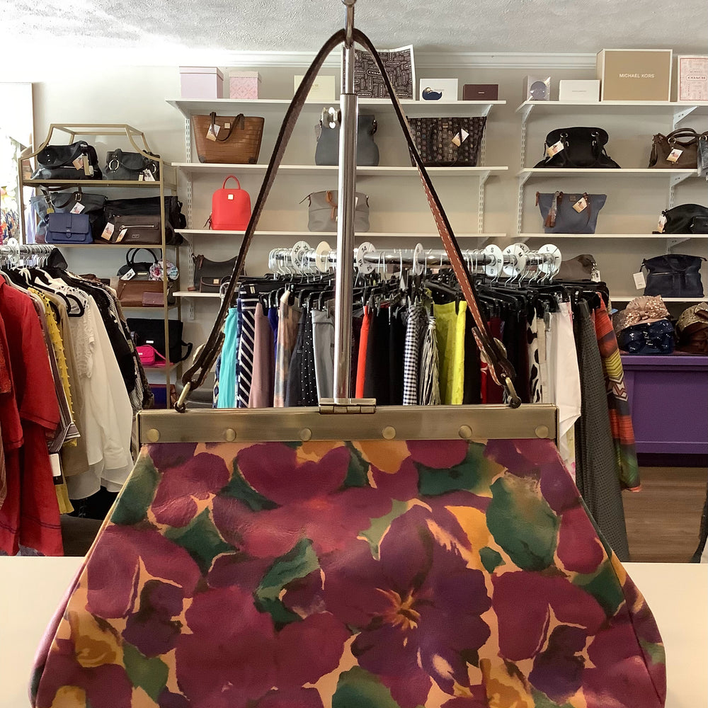 Patricia Nash Ferrara Frame Satchel
