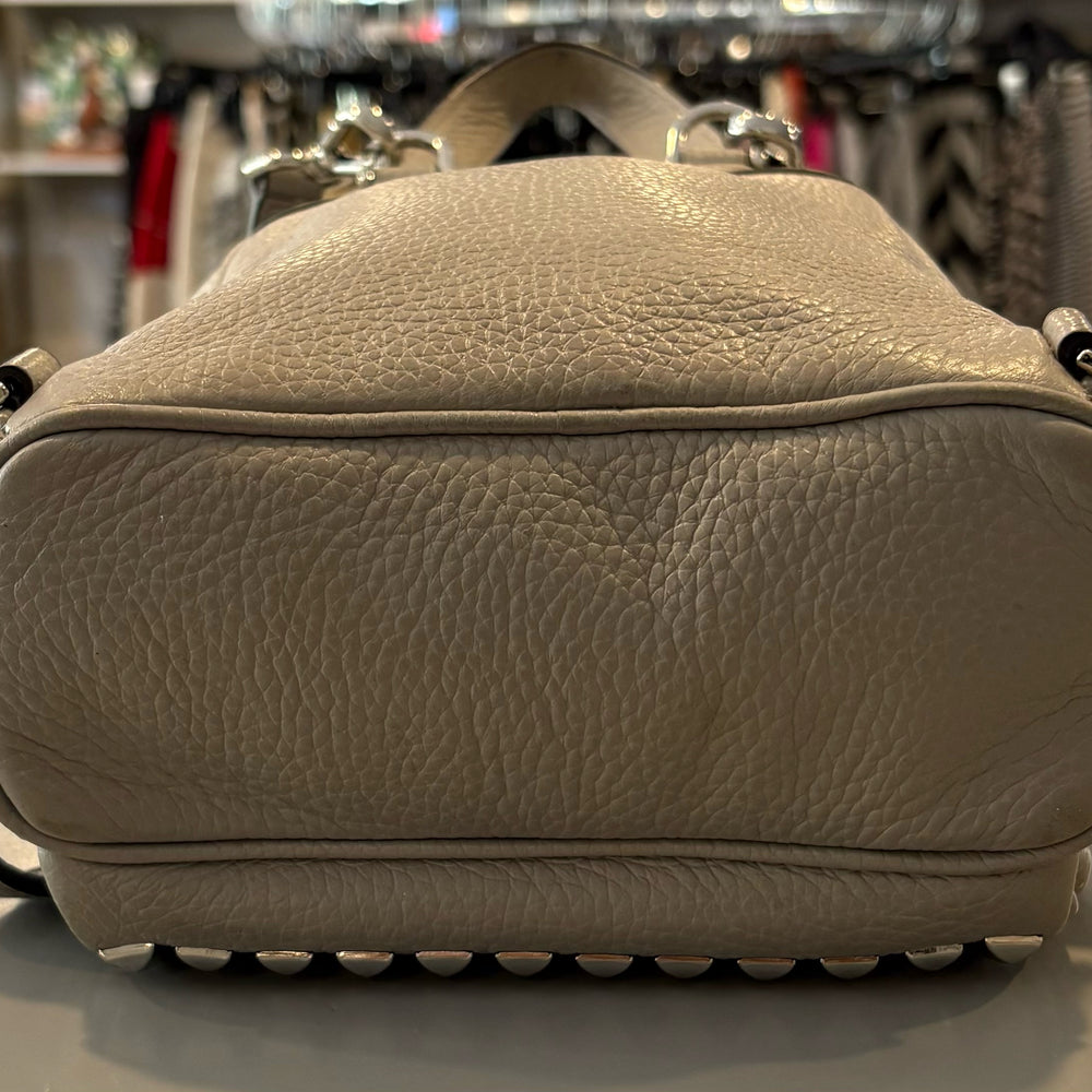 
                      
                        Michael Kors Abbey Pearl Grey Studded Extra Small Backpack
                      
                    