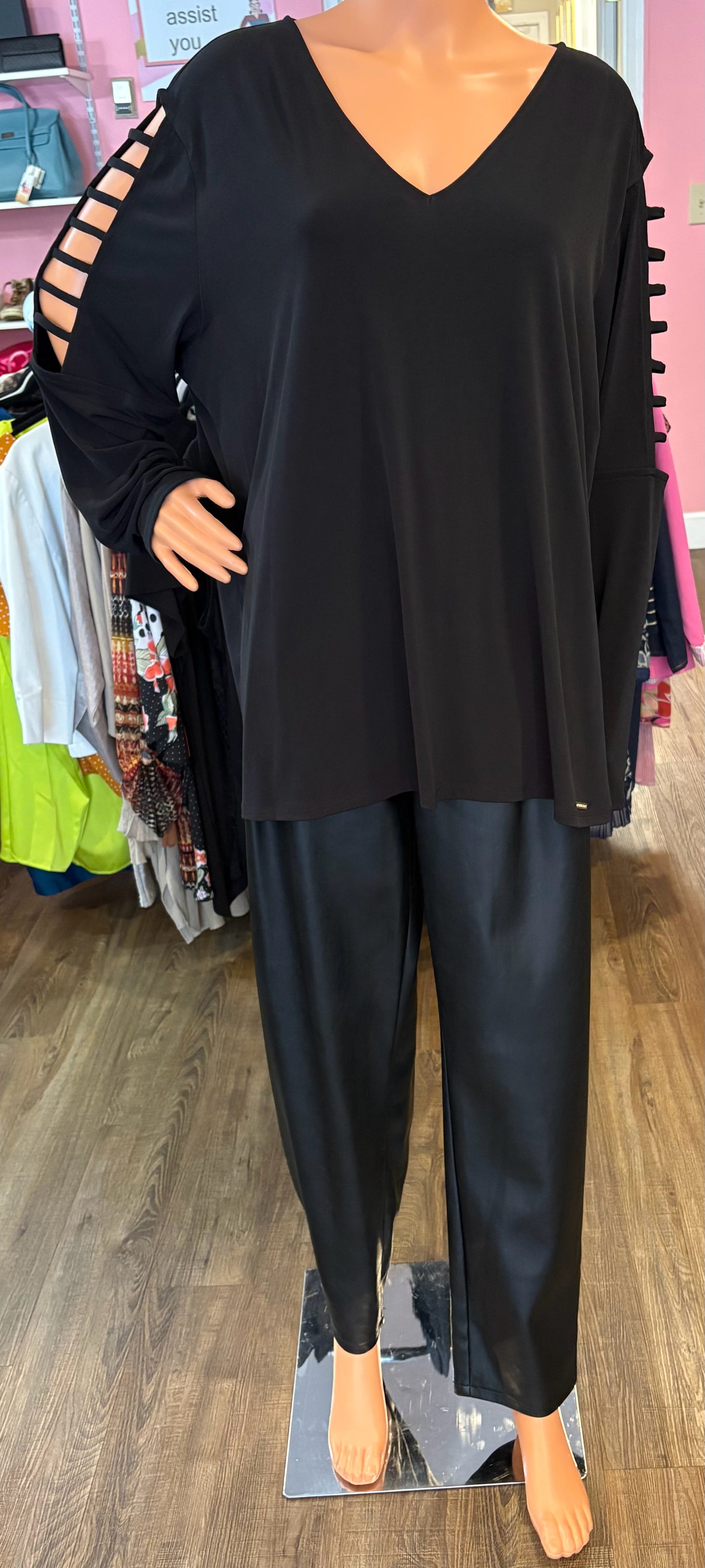 Michael Kors Black Blouse Size:2X