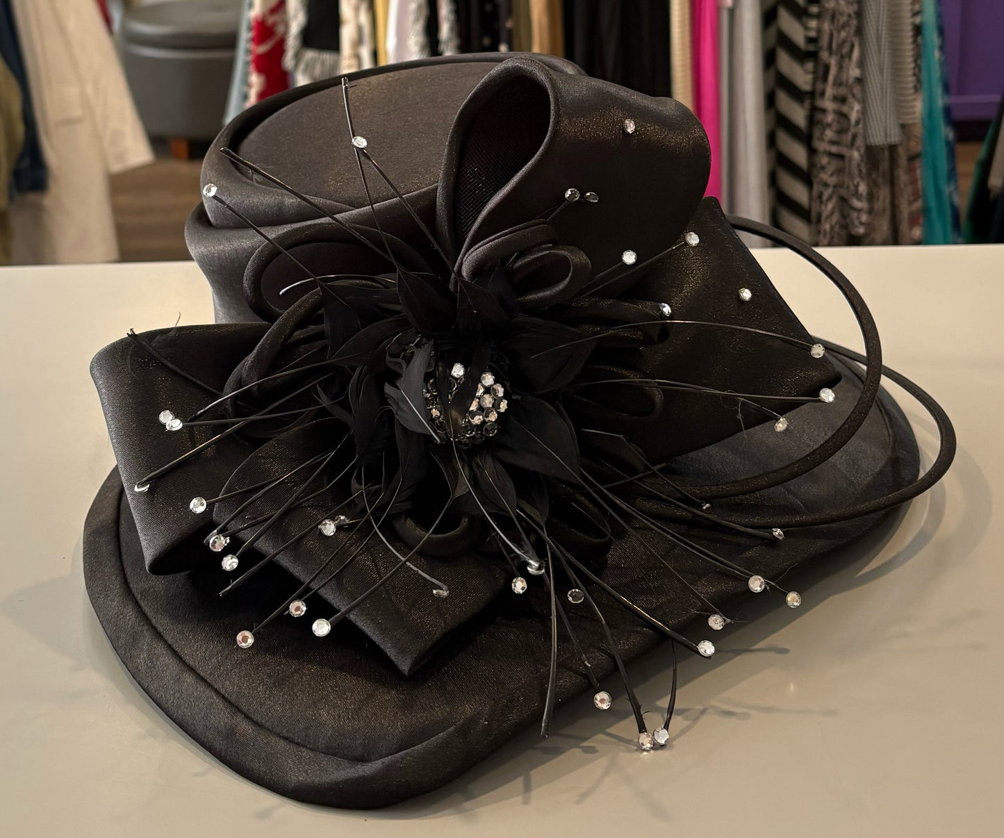 NWT Ms. Divine Black Church Hat