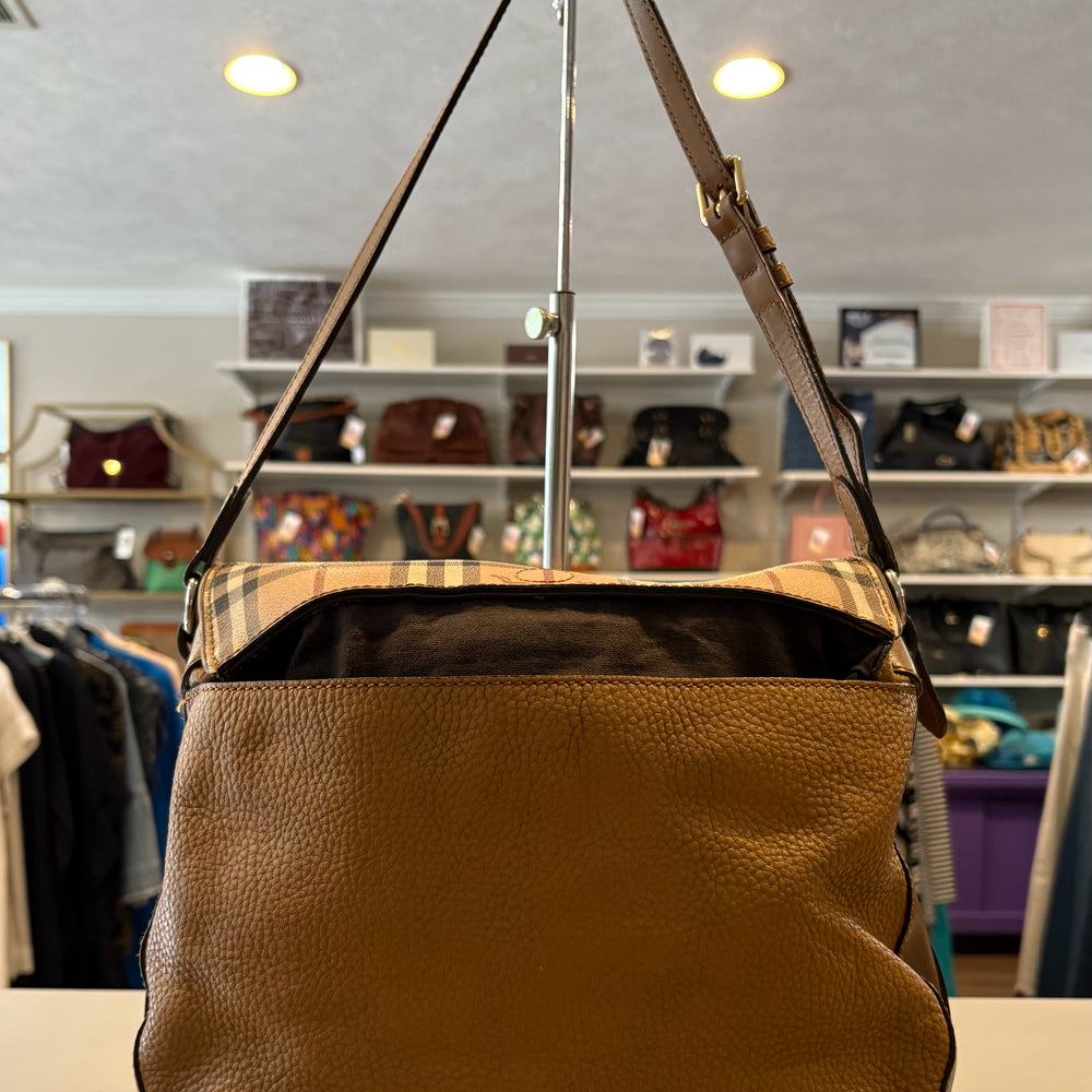 Burberry Haymarket Check Maydown Medium Hobo bag