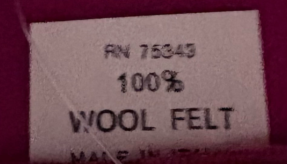 
                      
                        Soprattutto Dark Purple 100% Wool Dress Hat
                      
                    