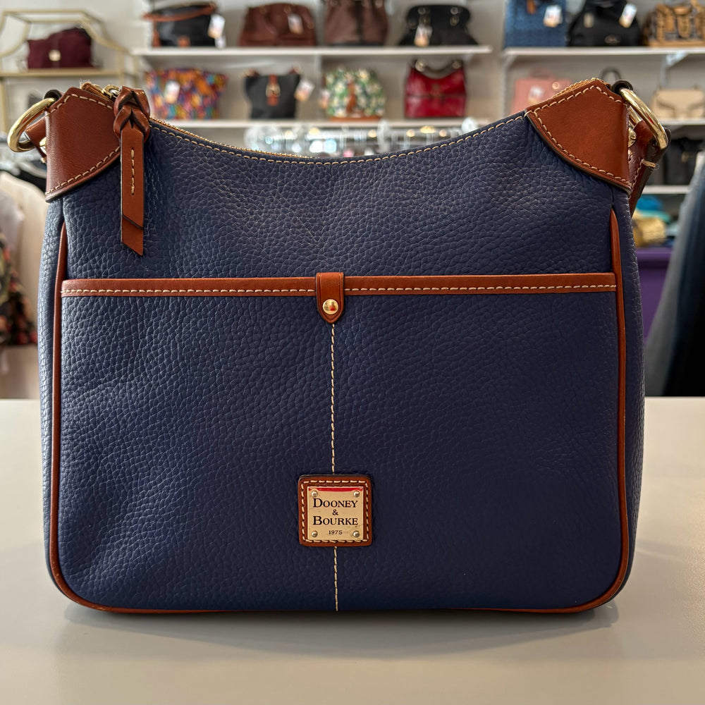 Dooney & Bourke Pebble Grain Small Kimberly Crossbody in Midnight Blue