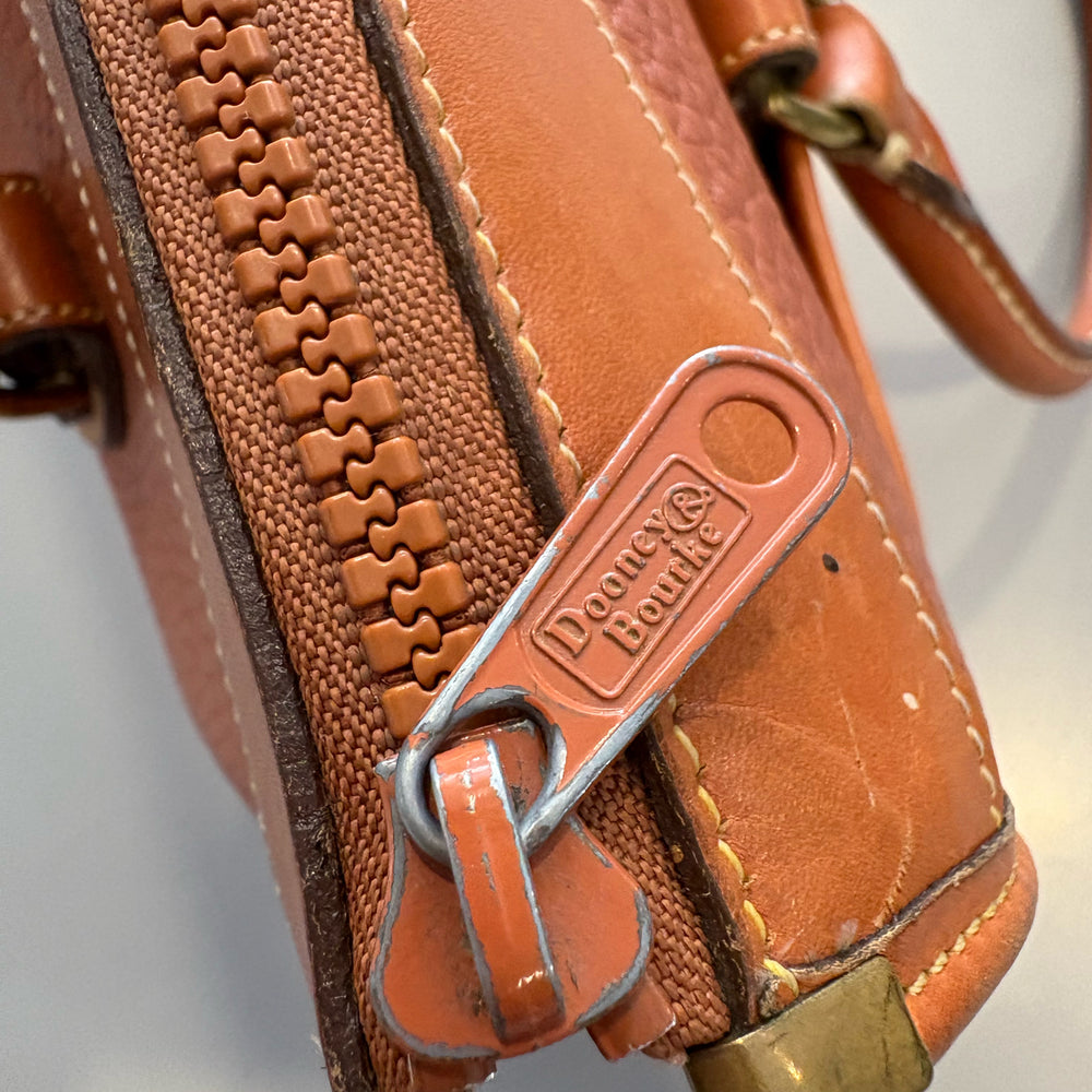 
                      
                        Vintage Dooney and Bourke Pebble Leather Awl Satchel
                      
                    