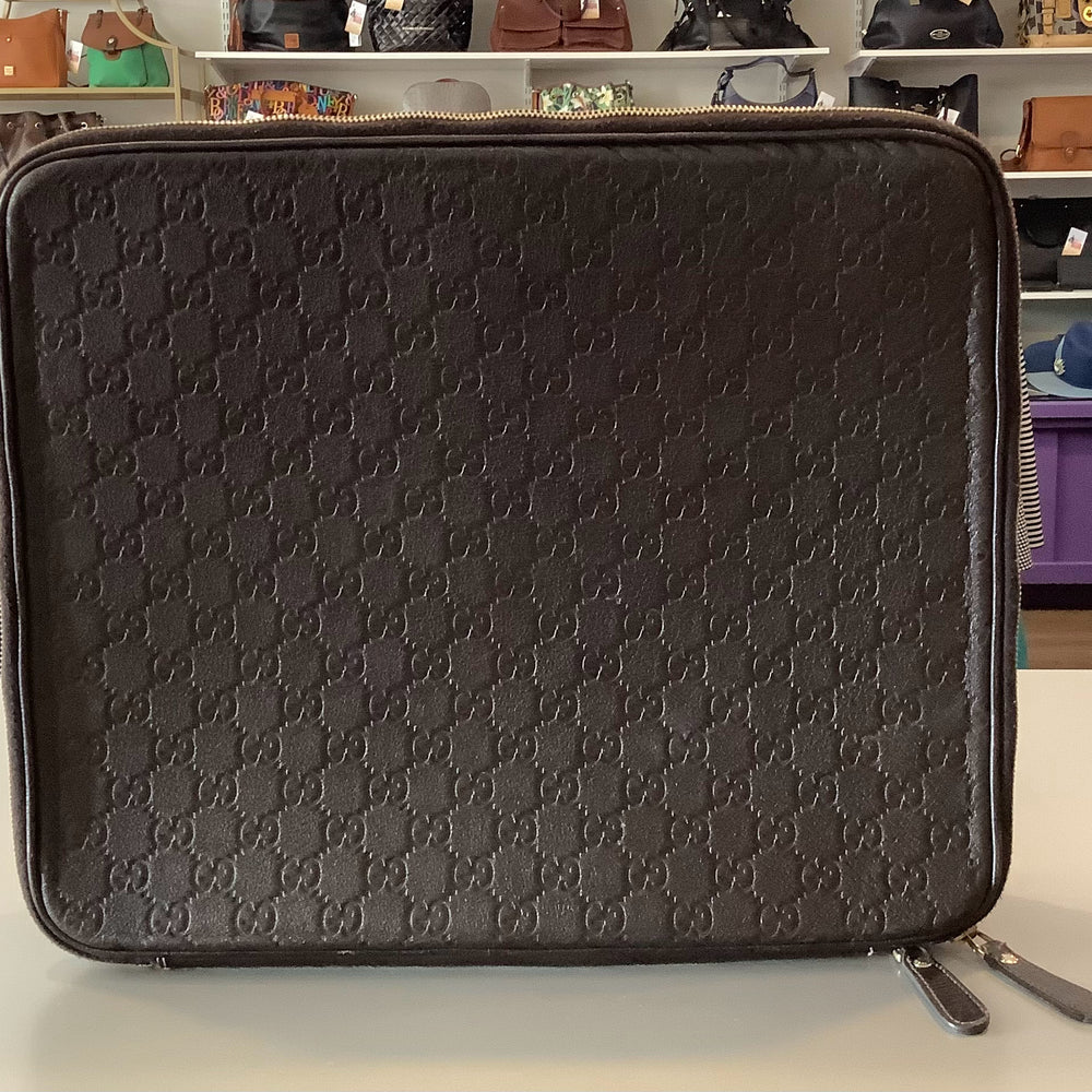 Gucci Guccissima Laptop Zip Around Case
