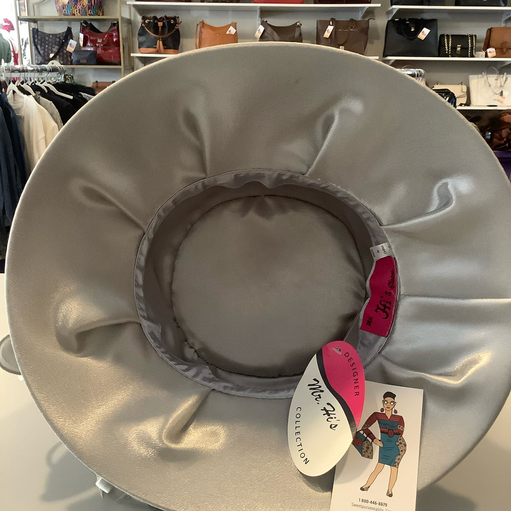 NWT Mr. Hi's Classic Grey/Silver Church Hat