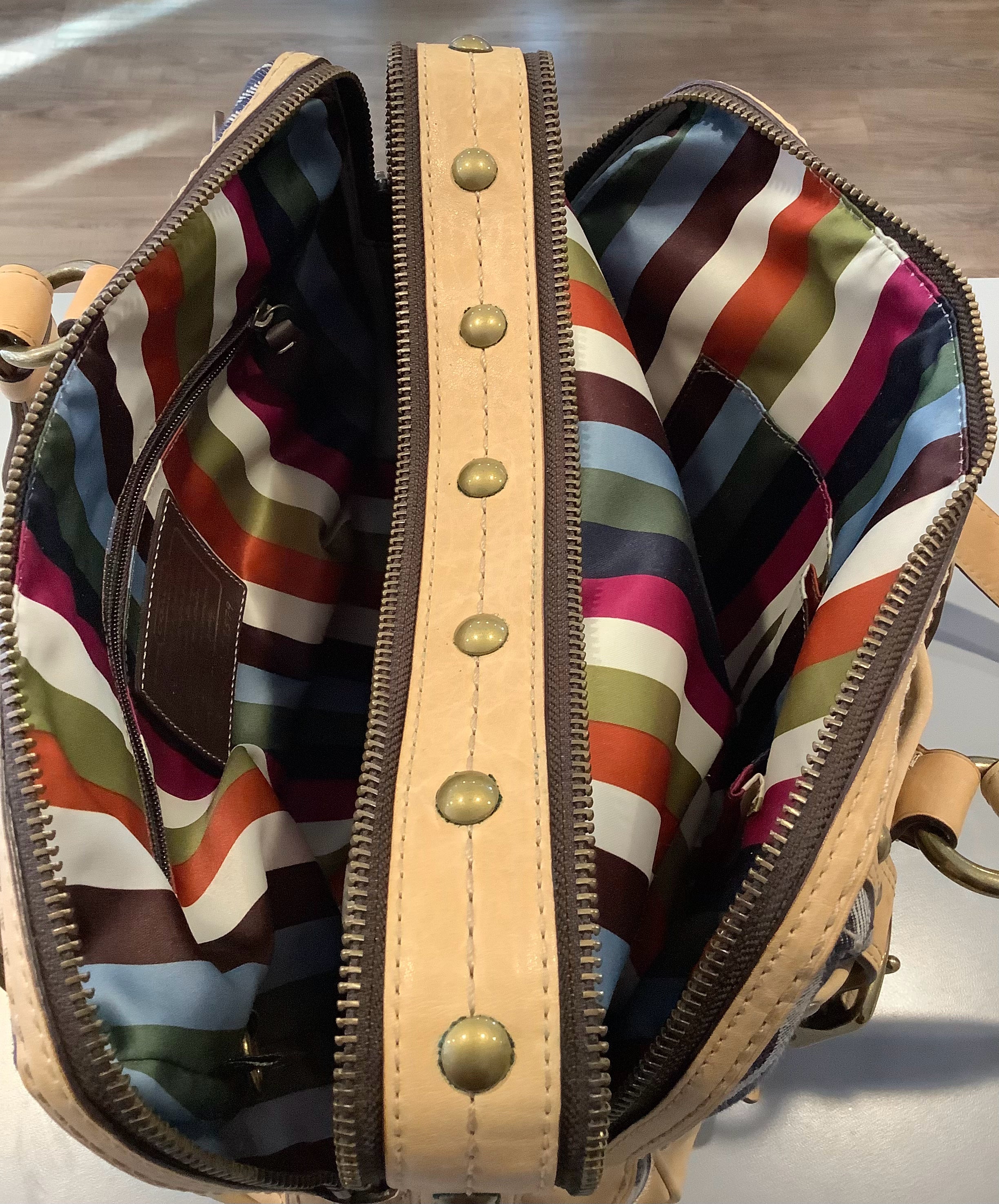 Coach Ltd Ed Liliy Legacy Signature C Denim Satchel – Sweet