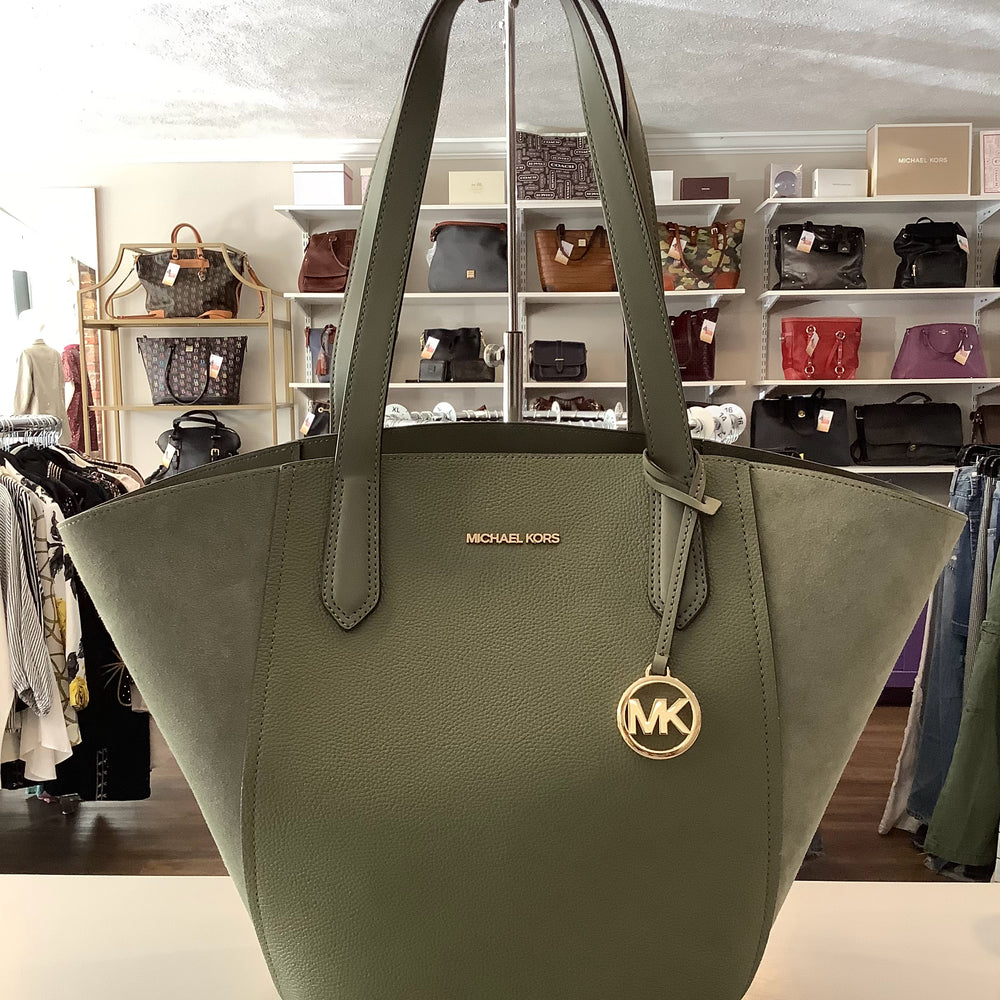 Michael Kors Large Army Green Portia