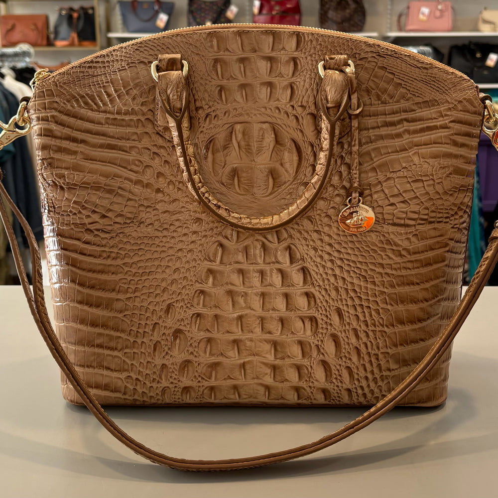
                      
                        RARE Brahmin Champagne Large Duxbury Satchel Bag
                      
                    