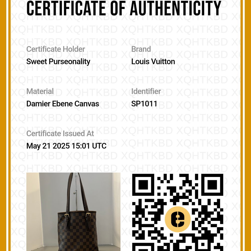 
                      
                        Louis Vuitton Damier Canvas Marais Bucket Bag
                      
                    