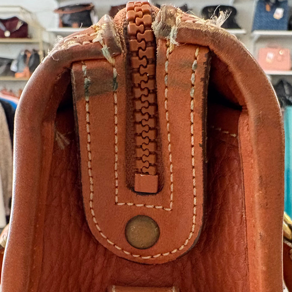 
                      
                        Vintage Dooney and Bourke Pebble Leather Awl Satchel
                      
                    
