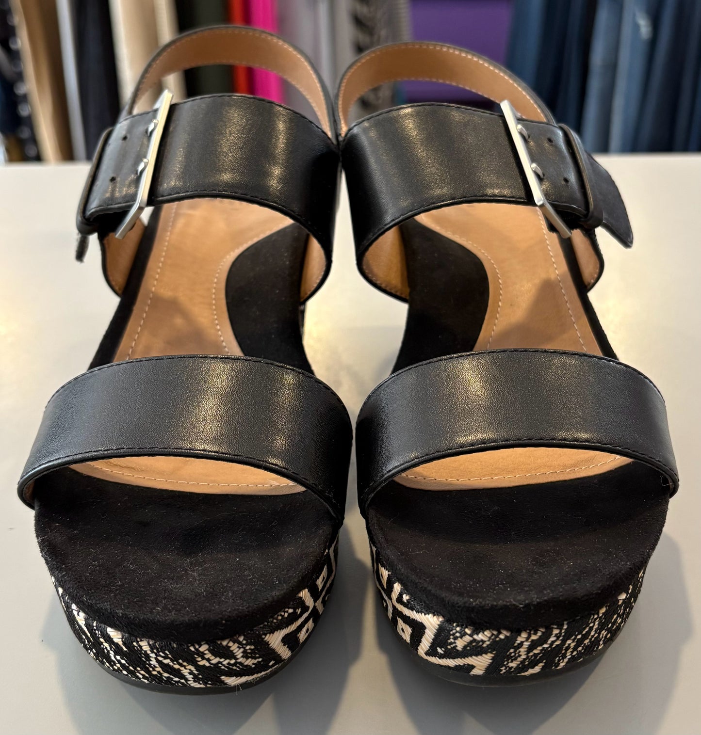 New Directions Jazlene Wedge Sandals Size:8M