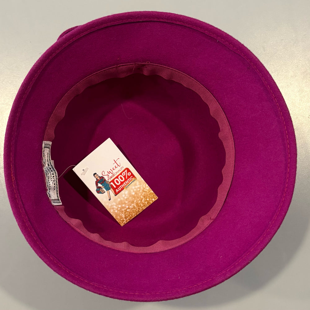 
                      
                        Soprattutto Dark Purple 100% Wool Dress Hat
                      
                    