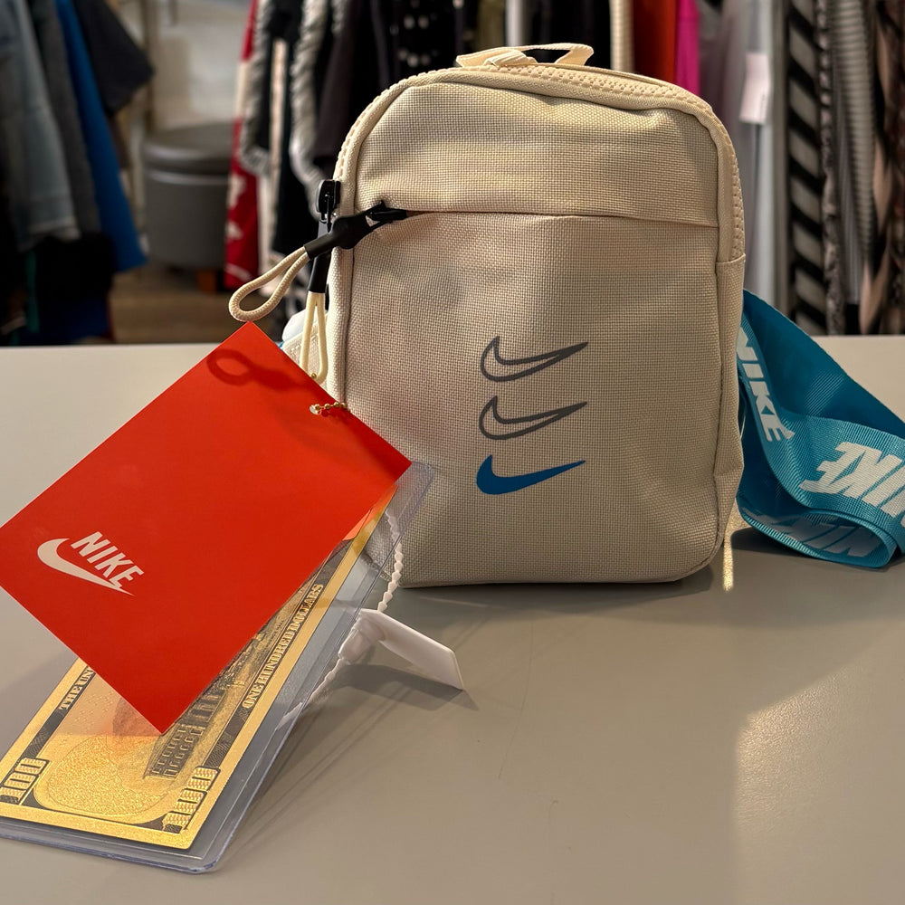 NWT Nike White & Blue Unisex Shoulder Crossody Bag