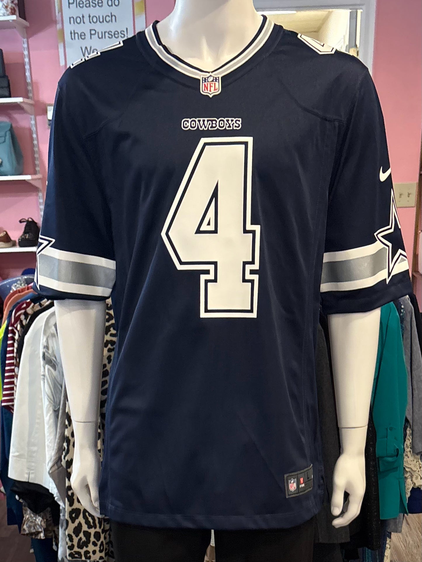 NWOT Nike On Field Dallas Cowboys Dak Prescott #4 Jersey Size: XL