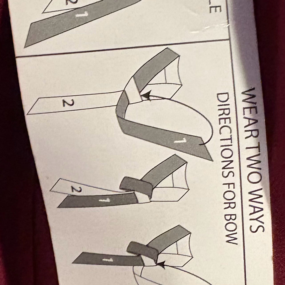 
                      
                        NWT Ashro Maroon Dress with Bow Tie Detailing Size:M
                      
                    