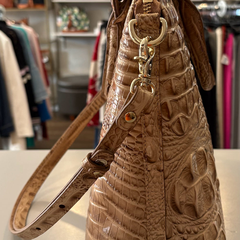 
                      
                        RARE Brahmin Champagne Large Duxbury Satchel Bag
                      
                    