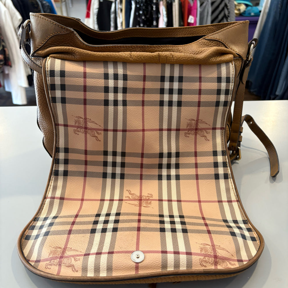 
                      
                        Burberry Haymarket Check Maydown Medium Hobo bag
                      
                    