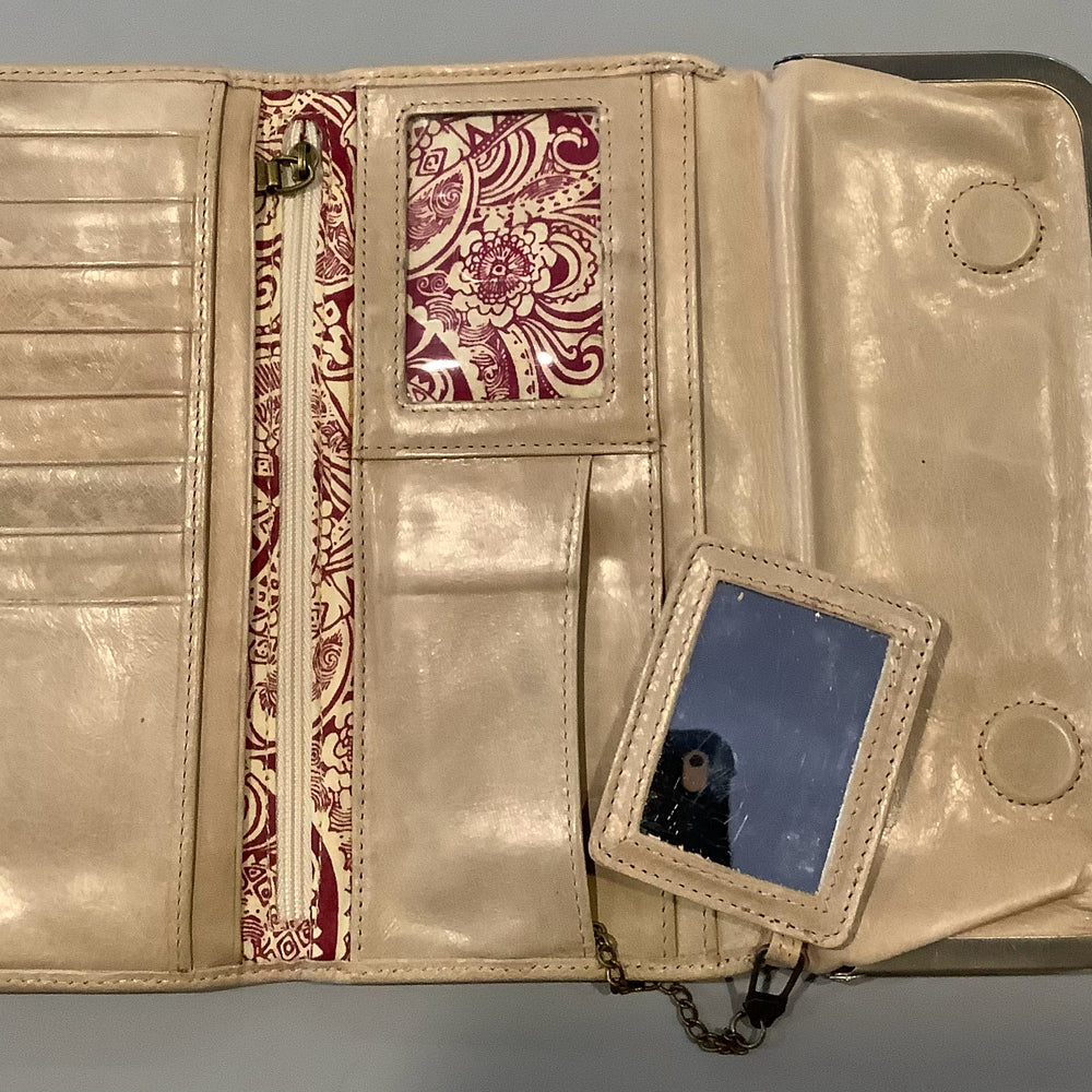 
                      
                        HOBO Lauren Tan Leather Clutch Wallet
                      
                    