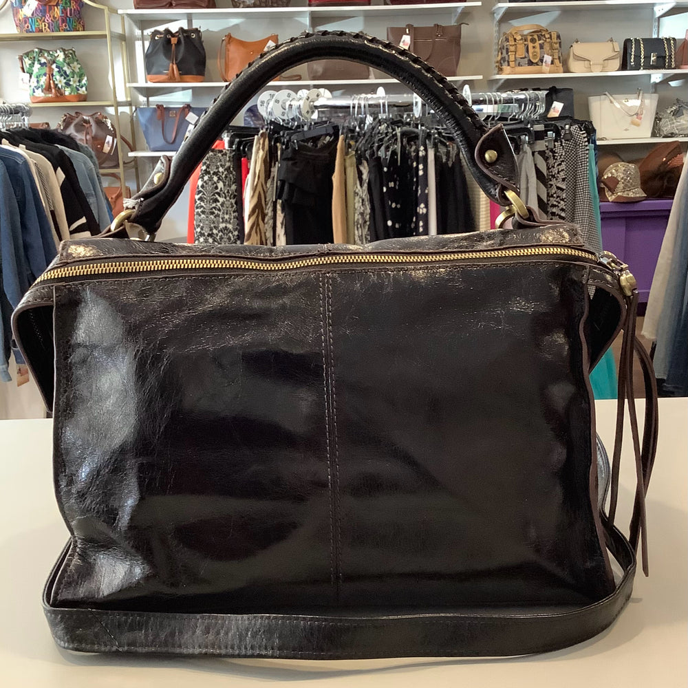 HOBO Black Leather Shoulder Bag/Crossbody