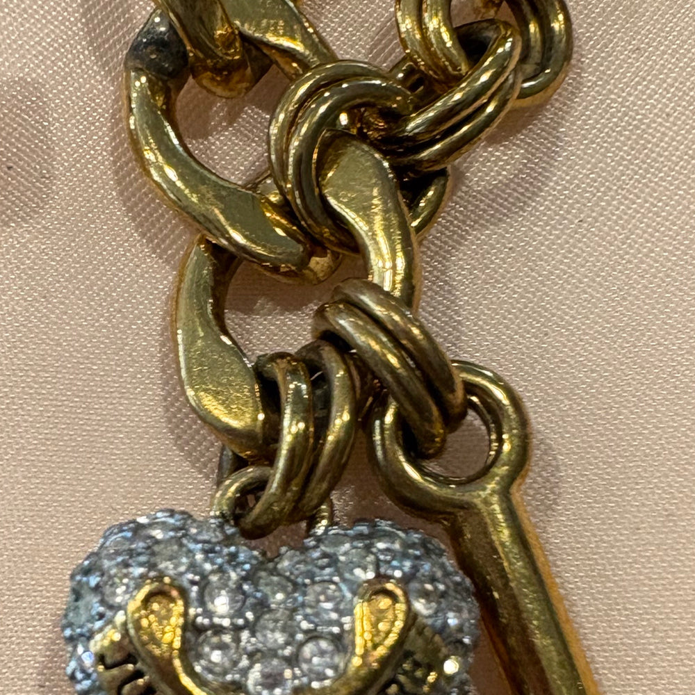
                      
                        RARE Vintage Juicy Couture B-Gold Pave Starter Bracelet
                      
                    