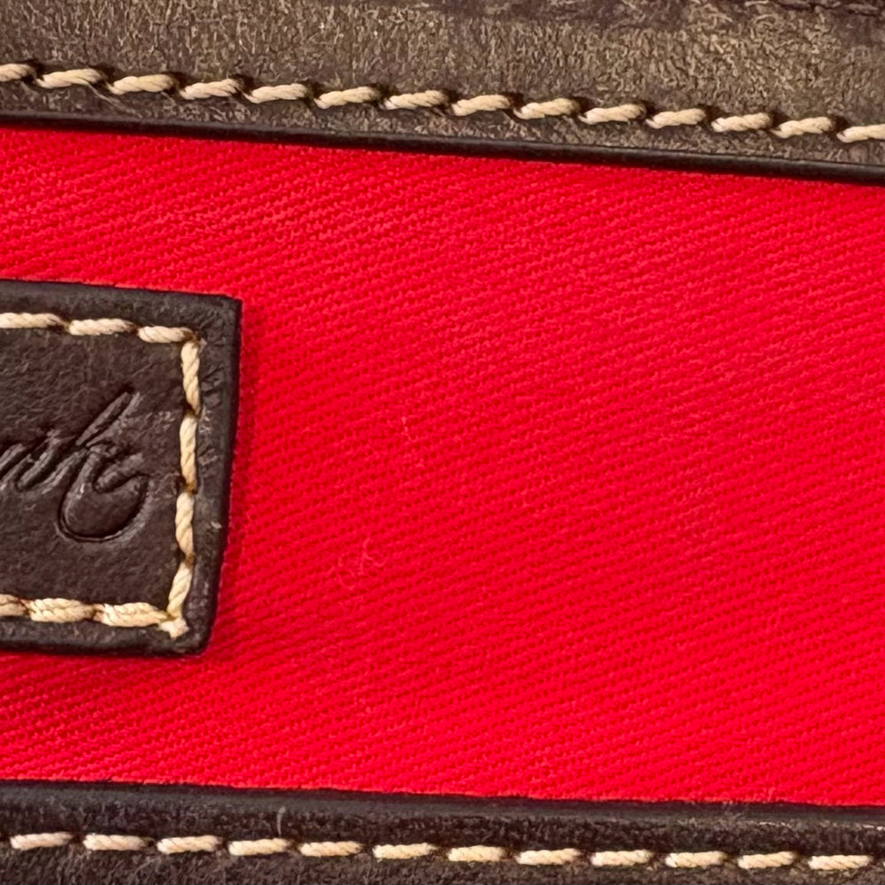 
                      
                        RARE Dooney and Bourke Oakdale Midnight Blue Croc Zip Zip Satchel SN: J17533244
                      
                    