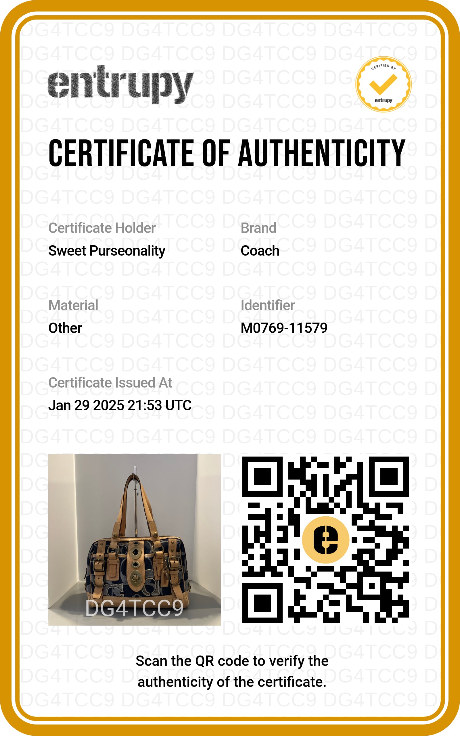 Coach Ltd Ed Liliy Legacy Signature C Denim Satchel – Sweet