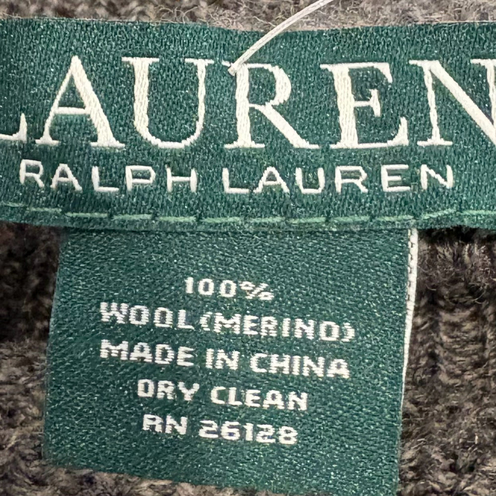 
                      
                        NWOT Ralph Lauren 100% Merino Wool Dark Grey Cape Poncho Sweater
                      
                    