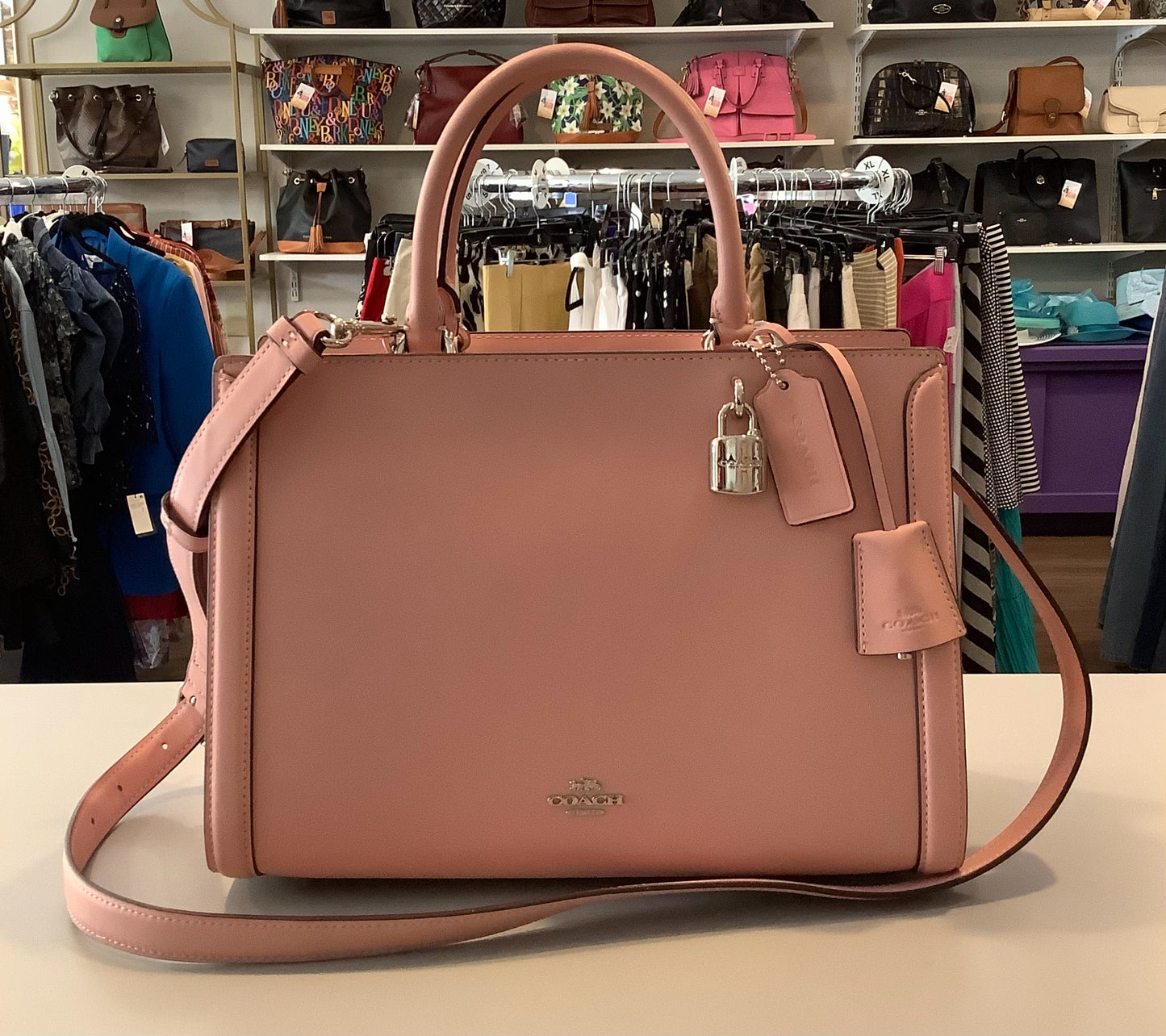 NWI Coach Zoe Light Pink Carryall