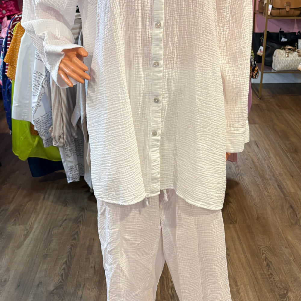 
                      
                        Joie Cotton Two Piece Set Size:1X
                      
                    