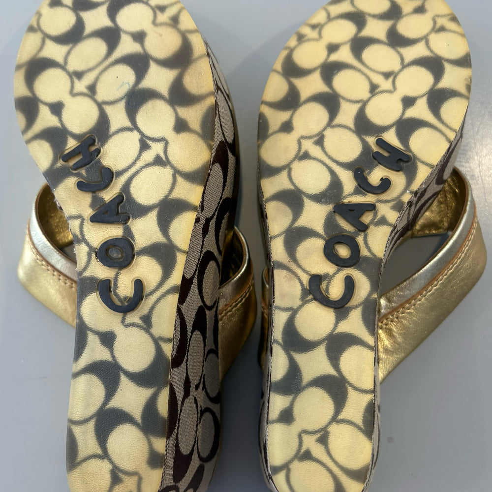 
                      
                        RARE Coach Jody Wedge Sandals Size:8B
                      
                    