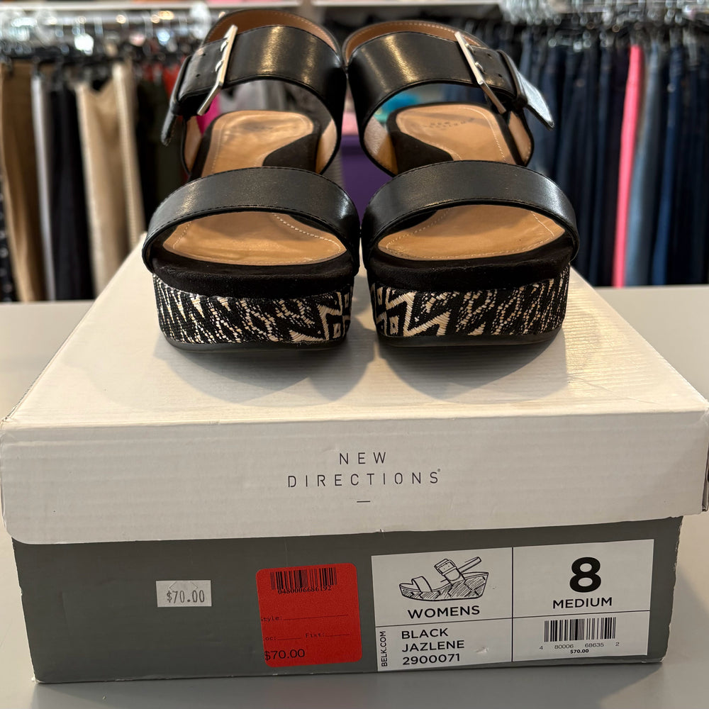 New Directions Jazlene Wedge Sandals Size:8M