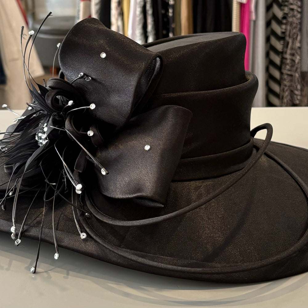 NWT Ms. Divine Black Church Hat