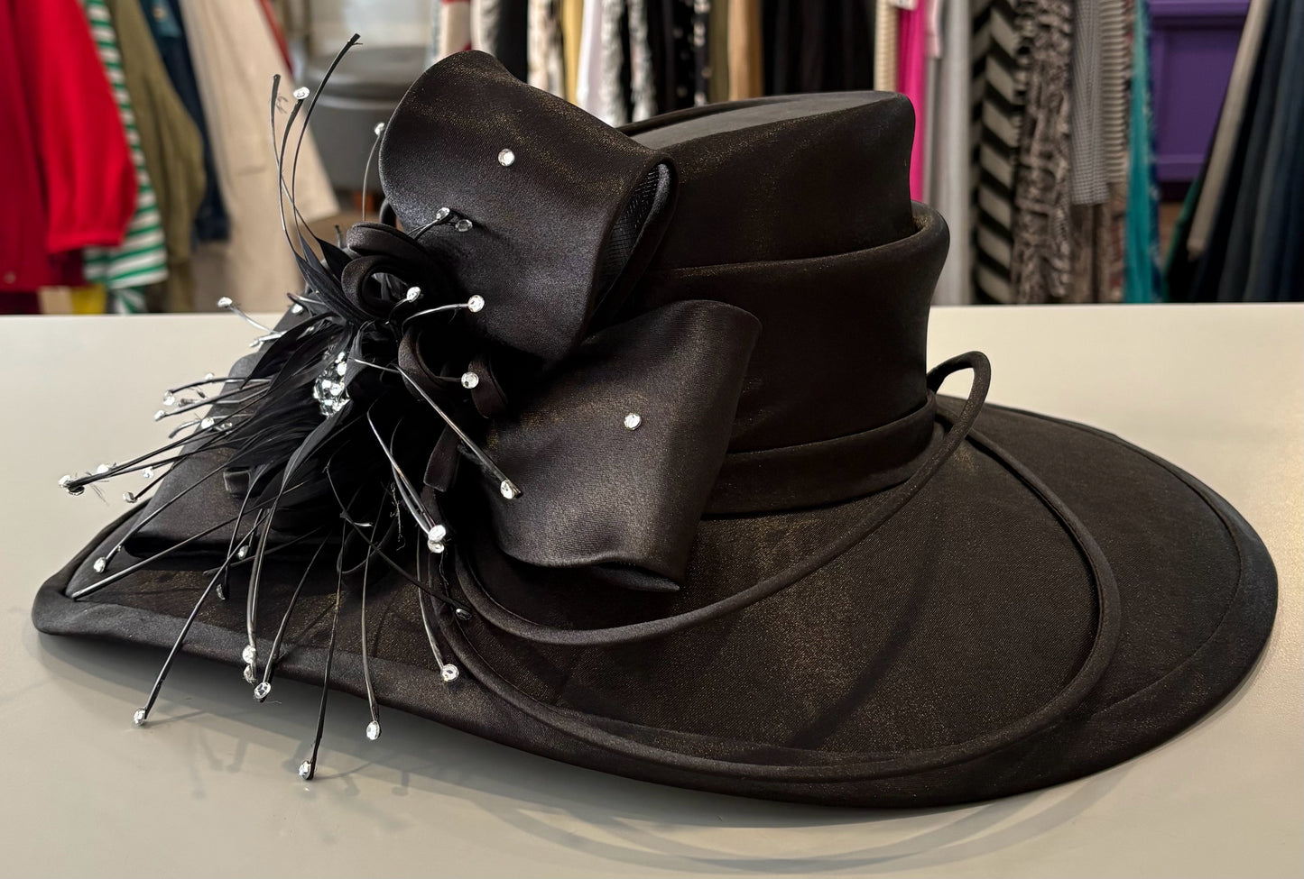 NWT Ms. Divine Black Church Hat