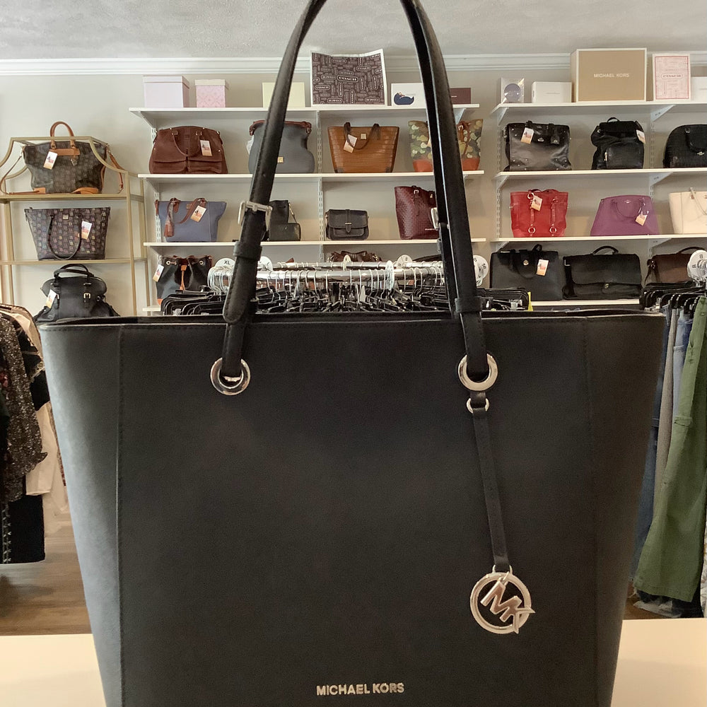 Michael Kors Black Walsh Medium Tote Bag
