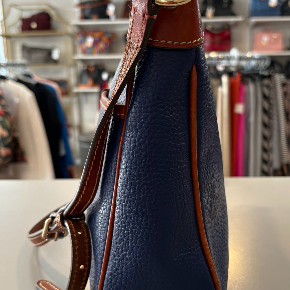 
                      
                        Dooney & Bourke Pebble Grain Small Kimberly Crossbody in Midnight Blue
                      
                    