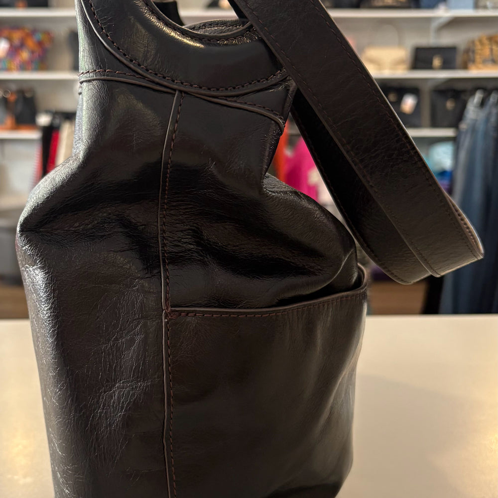 
                      
                        HOBO International Black Leather Shoulder Bag
                      
                    