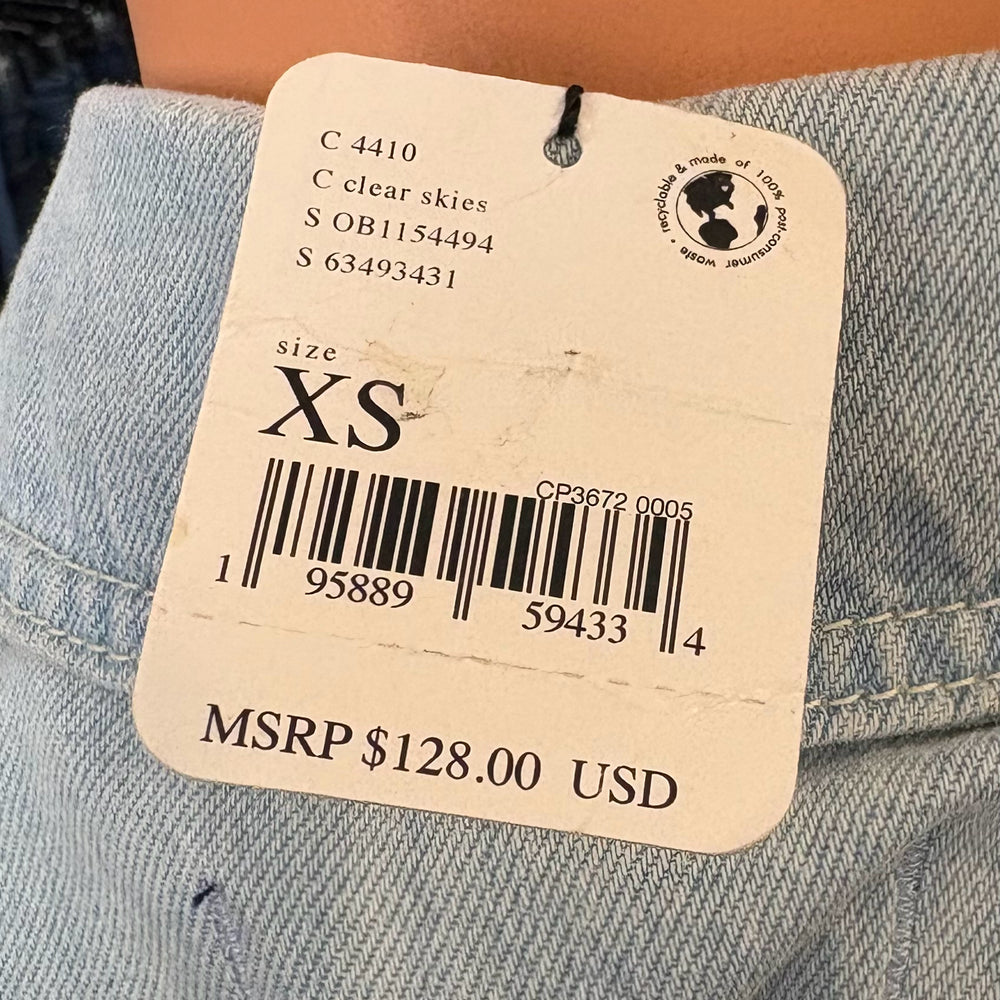 
                      
                        NWT Free People Denim Jumpsuit in the Color Clear Skies Size:XS
                      
                    