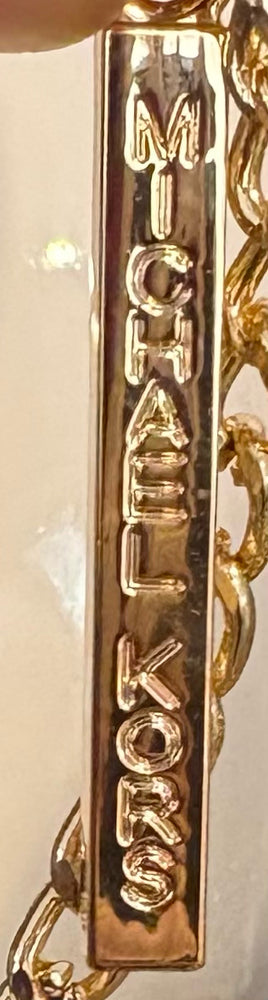 
                      
                        Michael Kors Emerald Green & Navy Geometric Dress with Gold Lace Detail Size: L
                      
                    