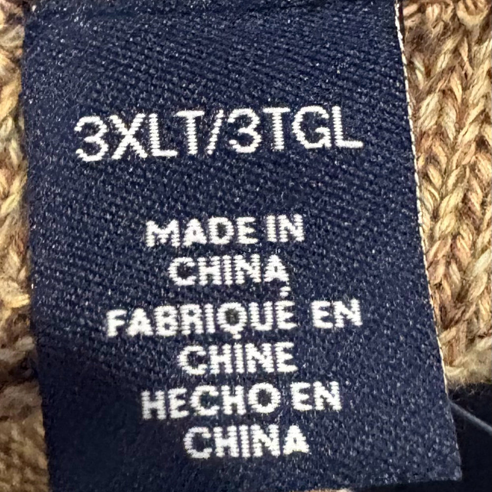 
                      
                        NWT Chaps Brown 100% Cotton Knit Mock-Neck Sweater Size: 3XL/Tall
                      
                    