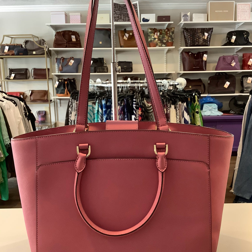 
                      
                        Michael Kors Pink Emmy Large Double Handle Handbag
                      
                    