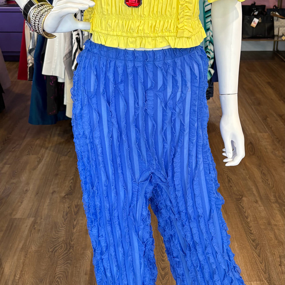 Blue Wide Legged Pants Size: XL