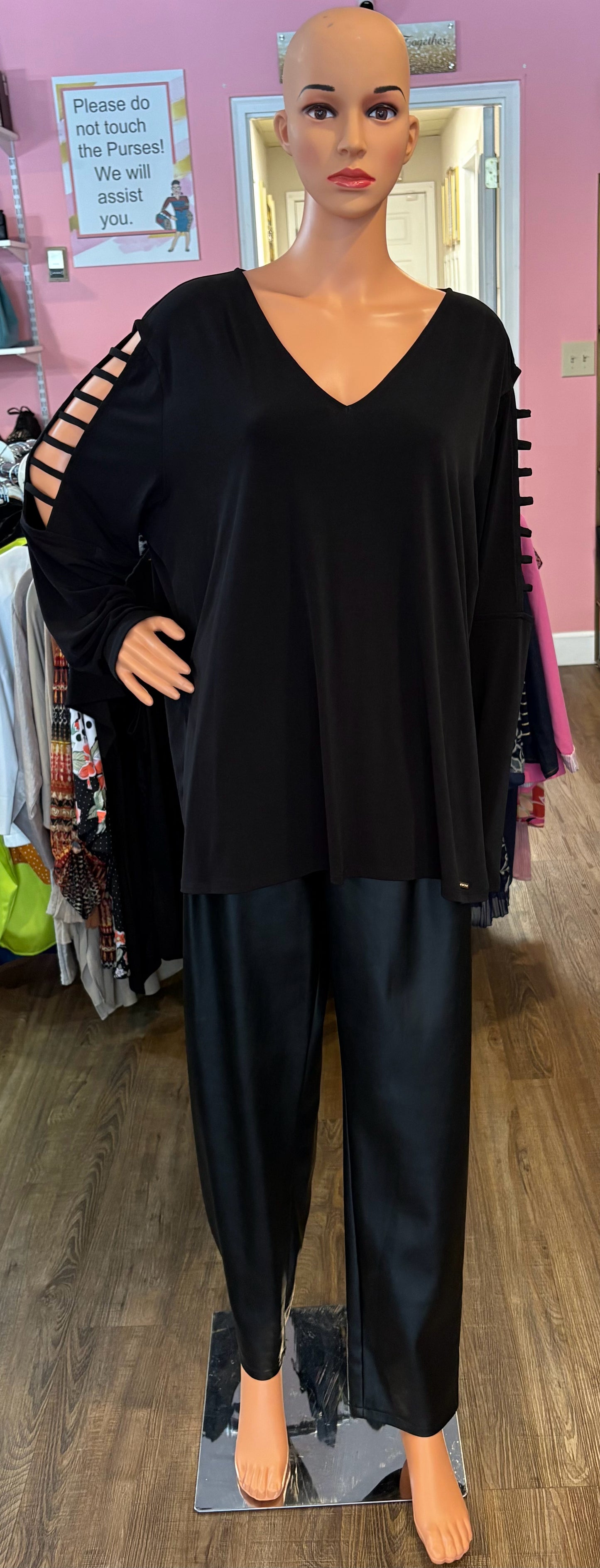 Michael Kors Black Blouse Size:2X