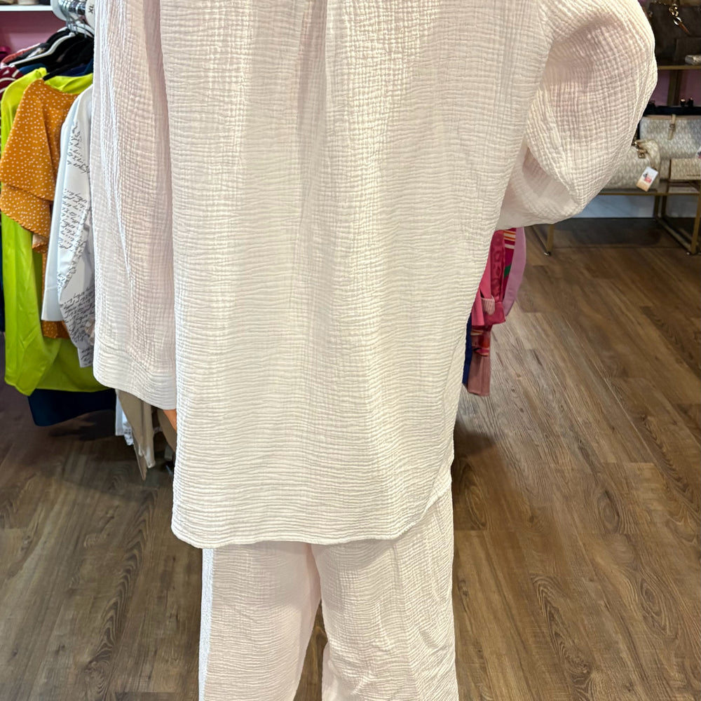 
                      
                        Joie Cotton Two Piece Set Size:1X
                      
                    