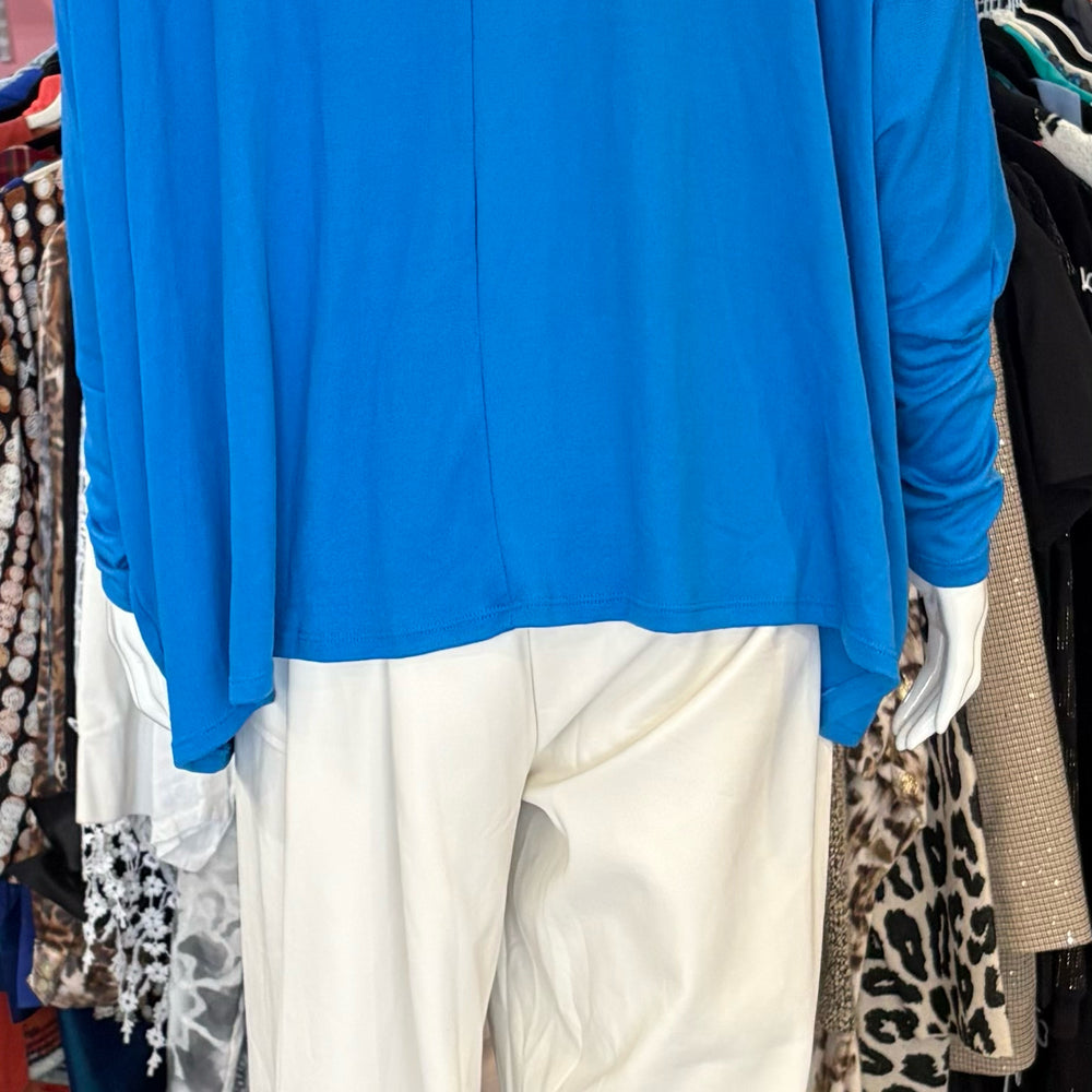 
                      
                        Zenana Royal Blue Sweater Blouse Size: L
                      
                    