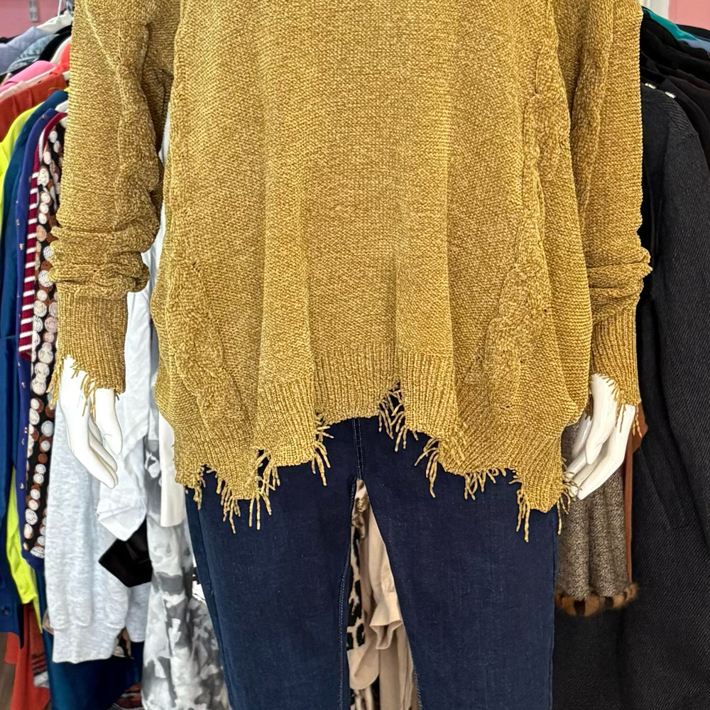 NWT Easel Olive Green Sweater Size: M