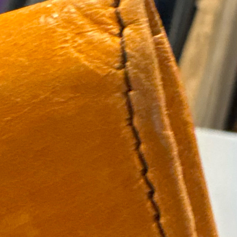 
                      
                        HOBO Orange/Mustard Yellow Leather Wallet
                      
                    